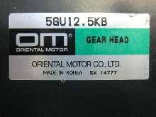 Gear motor ORIENTAL MOTOR 5GU12.5KB /5RK90GU-CWM ( 5GU12.5KB/5RK90GU-CWM ) photo on Industry-Pilot